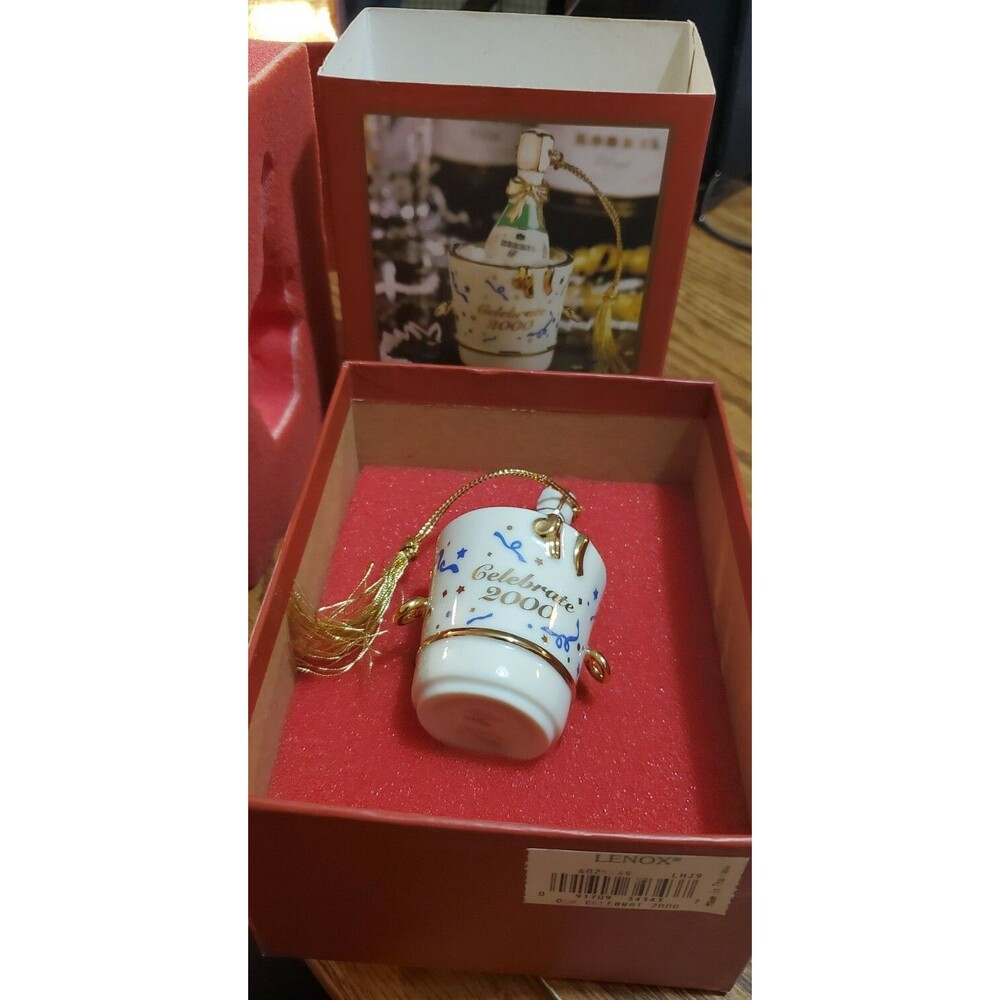 MILLENNIUM EDITION CHRISTMAS ORNAMENT LENOX CELEBRATE 2000